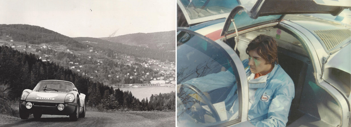 Historical images from Marcel Petitjean’s competitive racing career